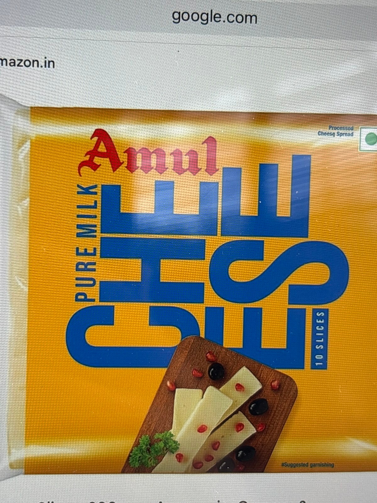 Amul cheese slice