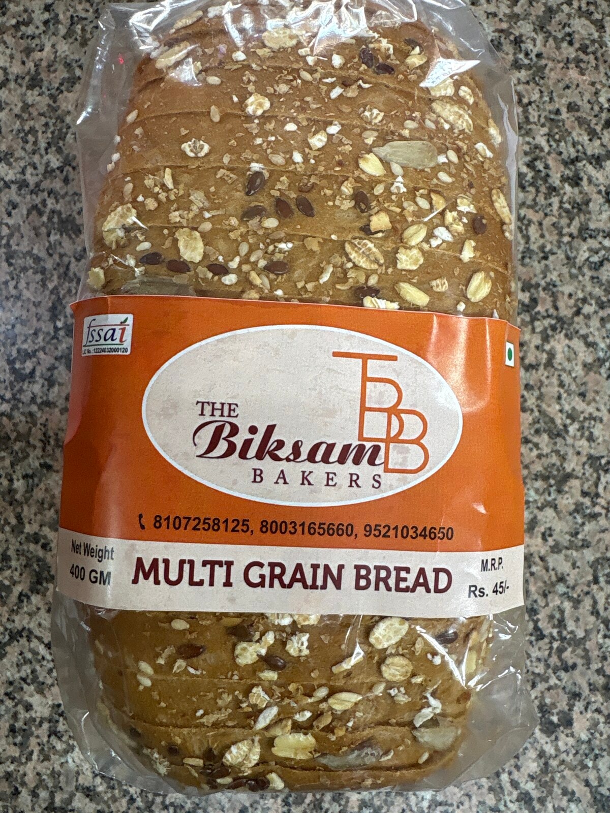 Biksam bakers multigrain 400 gm