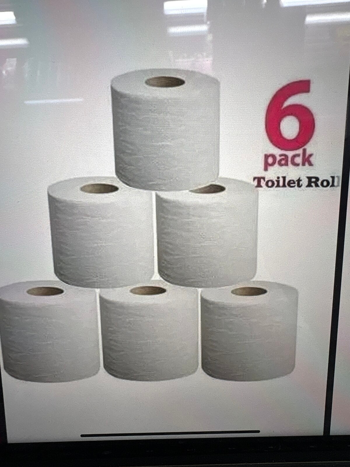Toilet Rolls pack of 6