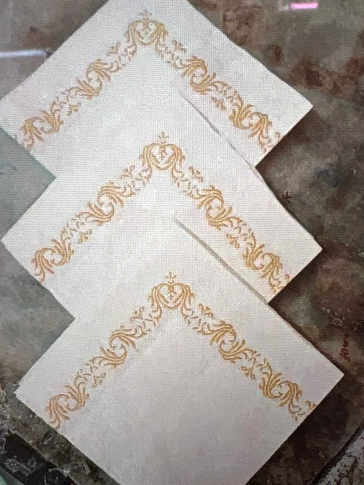 Printed tissues 2ply